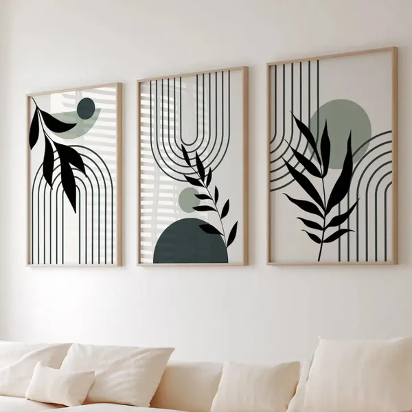 Wooden_Modern_Abstract_Botanical_Framed_Wall_Art_Set_-_Set_Of_3