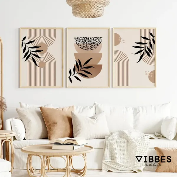 Framed_Modern_Abstract_Botanical_Wall_Art_Set_-_Set_Of_3