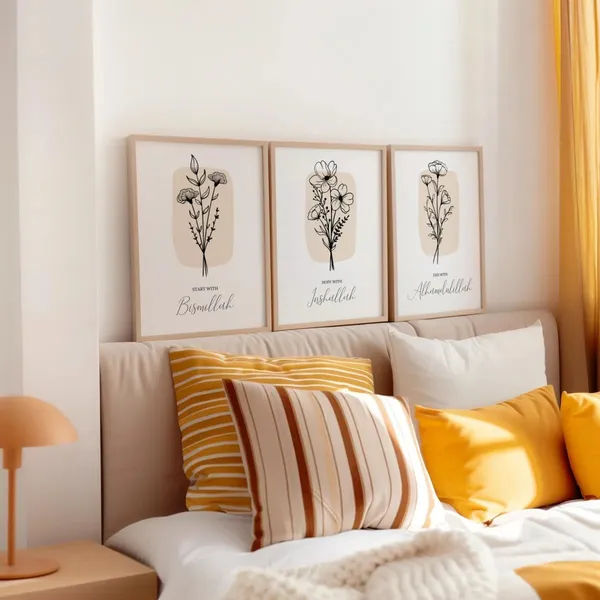 Wooden_Floral_Typography_Wall_Art_Frame_-_Set_Of_3