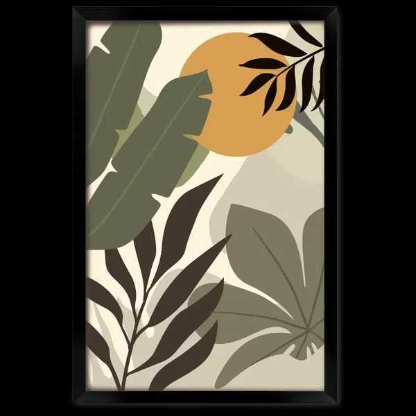 Modern_Botanical_Leaf_Print_Framed_Wall_Art_Set_-_Set_Of_3