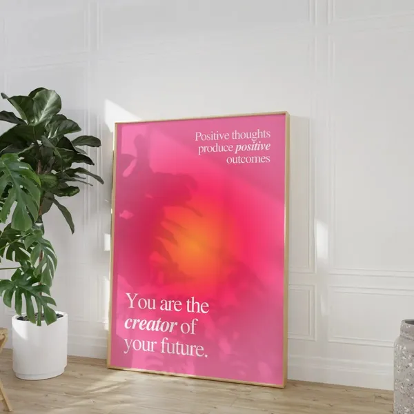 Wooden_Motivational_Quote_Pink_Gradient_Wall_Art