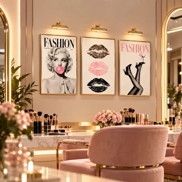Fashion_Glamour_Lips_And_Beauty_Print_Framed_Wall_Art_Set_-_Set_Of_3