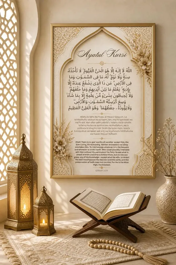 Framed_Islamic_Ayatul_Kursi_Framed_Wall_Art