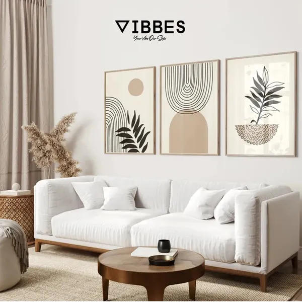 Abstract_Botanical_And_Arch_Design_Wall_Art_Print_Set_-_Set_Of_3