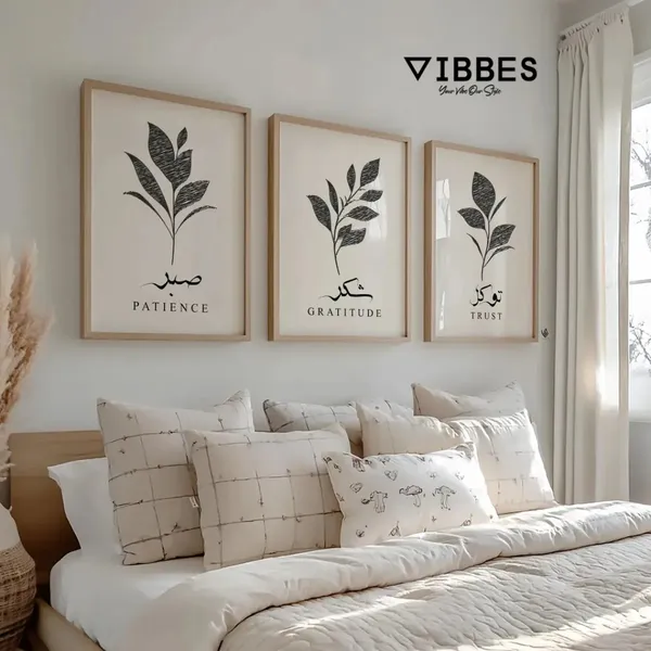 Botanical_Typography_Framed_Wall_Art_-_Set_Of_3