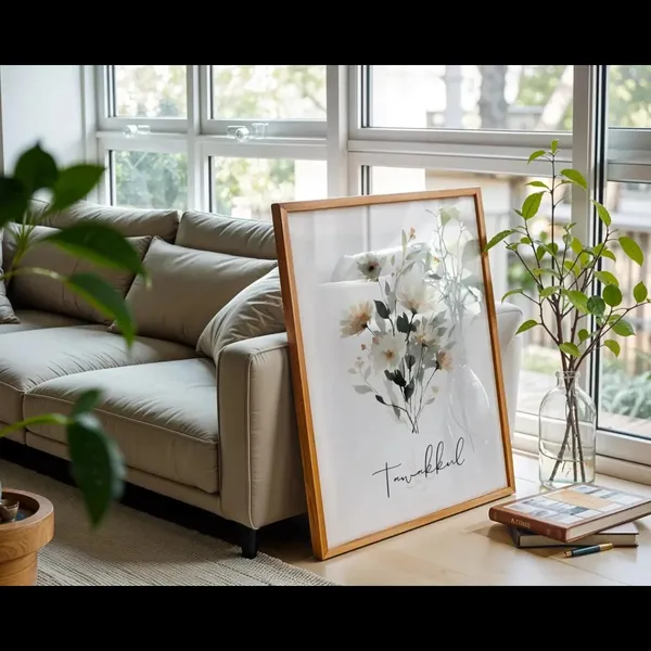 Wooden_Floral_Print_Framed_Wall_Art_-_Set_Of_3