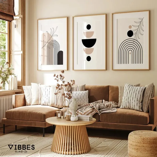 Abstract_Geometric_Set_Of_3_Framed_Wall_Art