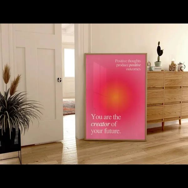 Wooden_Motivational_Quote_Pink_Gradient_Wall_Art