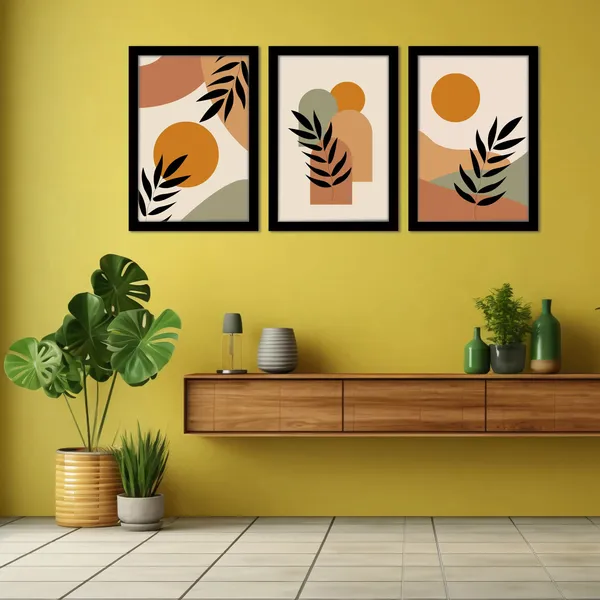 Abstract_Botanical_Minimalist_Framed_Wall_Art_Set_Of_3