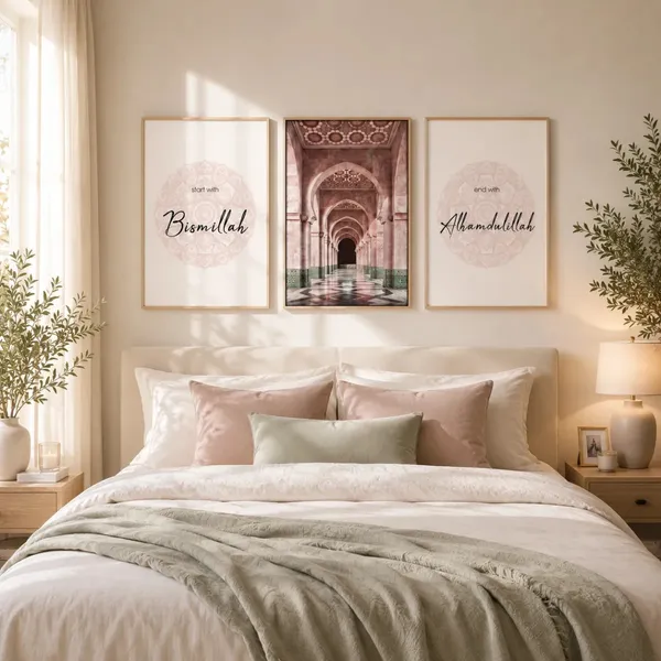 Islamic_Calligraphy_And_Mosque_Wall_Art_Set_-_Set_Of_3