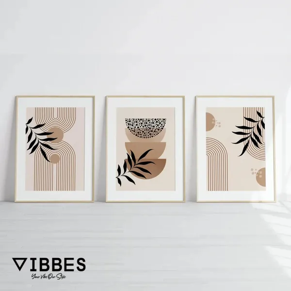 Framed_Modern_Abstract_Botanical_Wall_Art_Set_-_Set_Of_3