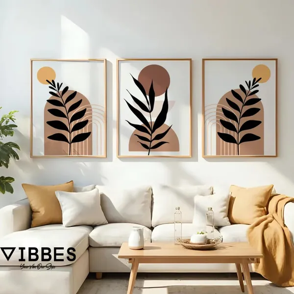 Framed_Abstract_Botanical_Framed_Wall_Art_-_Set_Of_3
