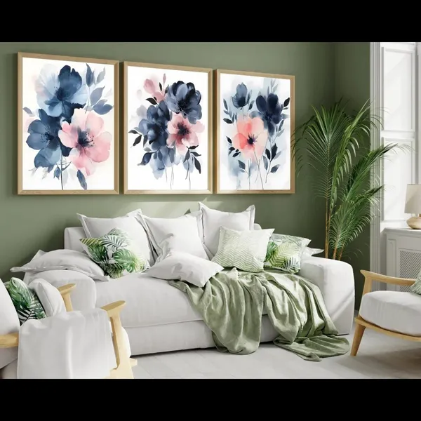Framed_Contemporary_Floral_Print_Wall_Art_Set_-_Set_Of_3