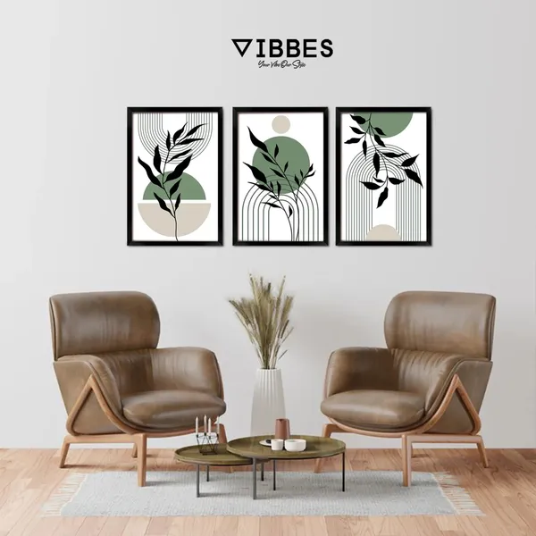 Framed_Abstract_Botanical_Print_Wall_Art_Set_-_Set_Of_3