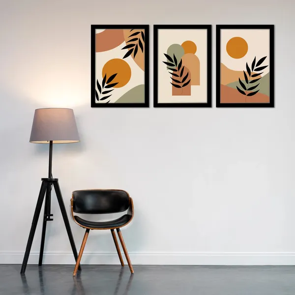 Abstract_Botanical_Minimalist_Framed_Wall_Art_Set_Of_3