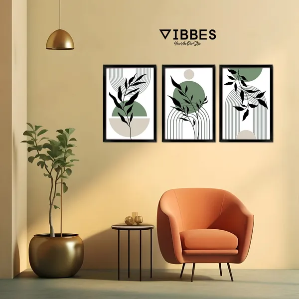 Framed_Abstract_Botanical_Print_Wall_Art_Set_-_Set_Of_3