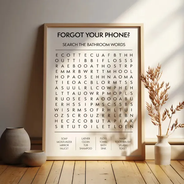 Wooden_Puzzle_Print_Framed_Bathroom_Wall_Art_-_Set_Of_3