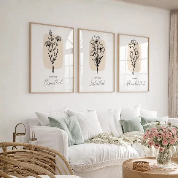 Wooden_Floral_Typography_Wall_Art_Frame_-_Set_Of_3