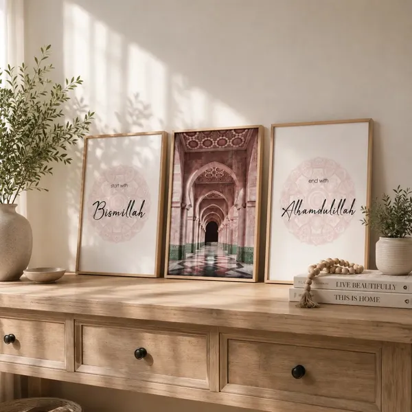 Islamic_Calligraphy_And_Mosque_Wall_Art_Set_-_Set_Of_3