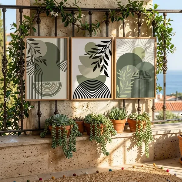 Abstract_Botanical_Geometric_Set_Of_3_Wall_Art_Prints
