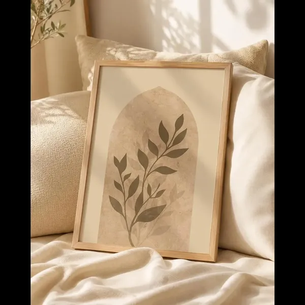 Wooden_Islamic_Floral_Calligraphy_Wall_Art_-_Set_Of_6