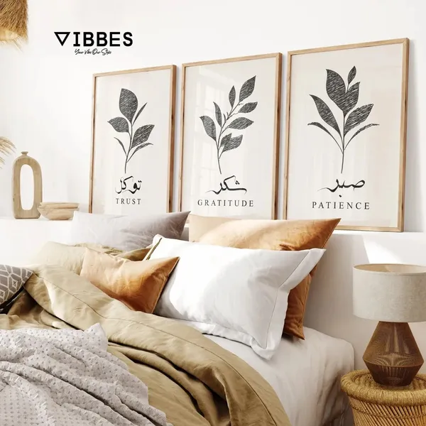 Botanical_Typography_Framed_Wall_Art_-_Set_Of_3