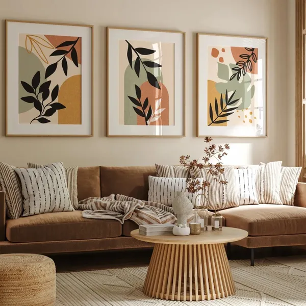 Wooden_Frame_Abstract_Botanical_Wall_Art_Set_Of_3