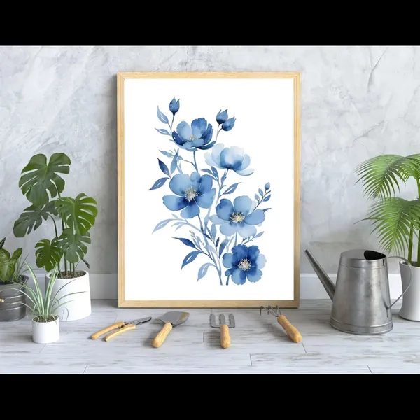 Wooden_Botanical_Floral_Print_Framed_Wall_Art_Set_Of_3
