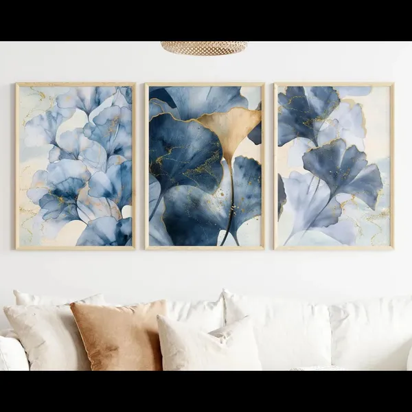 Framed_Abstract_Floral_Print_Wall_Art_Set_Of_3