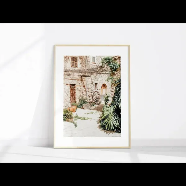 Light_Wood_Vintage_Scenic_Print_Framed_Wall_Art_-_Set_Of_6