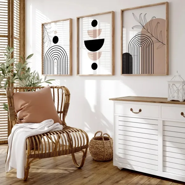 Abstract_Geometric_Set_Of_3_Framed_Wall_Art