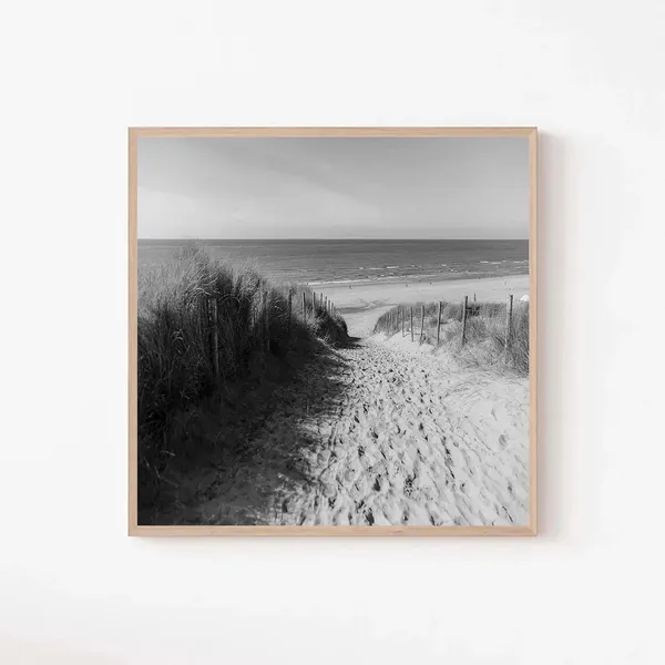Wooden_Coastal_Monochrome_Set_Of_4_Wall_Art_Frames