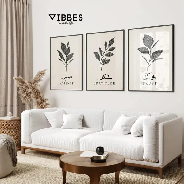 Botanical_Typography_Framed_Wall_Art_-_Set_Of_3