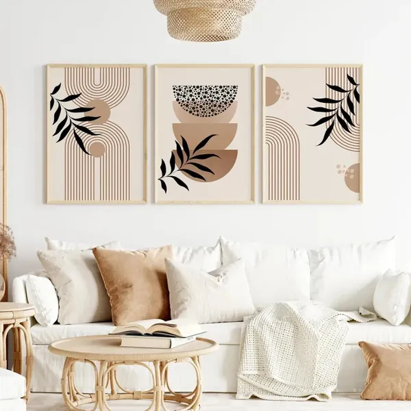 Framed_Modern_Abstract_Botanical_Wall_Art_Set_-_Set_Of_3