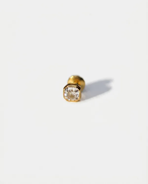 Titan_Octagon_Ear_Studs_Gold