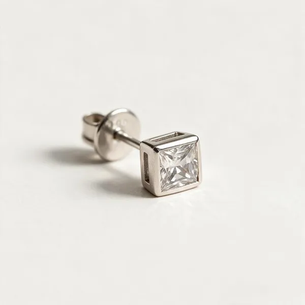 Apex_Square_Moissanite_Diamond_Ear_Studs_Silver