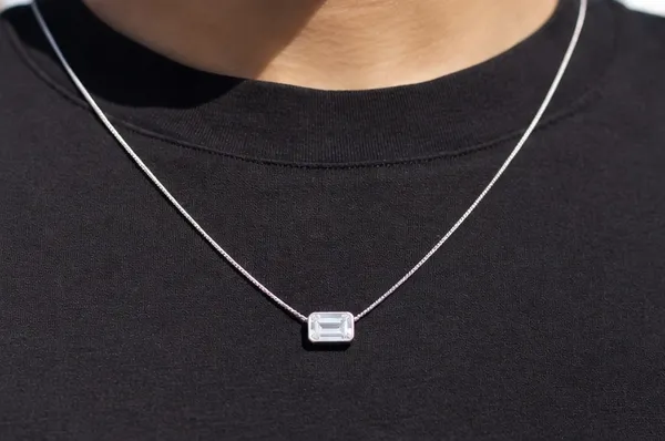 Emerge_Link_Pendant_Silver
