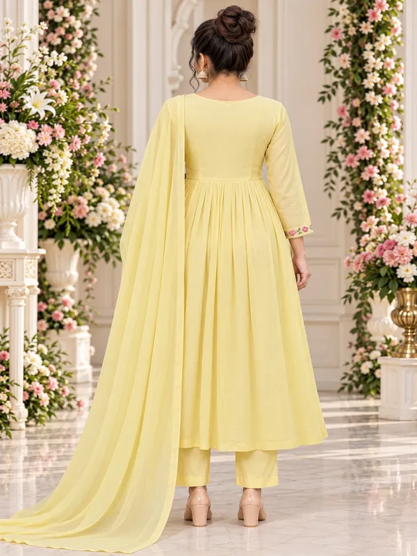 Yellow_Floral_Embroidered_Anarkali_Kurta_Suit_Set_For_Women