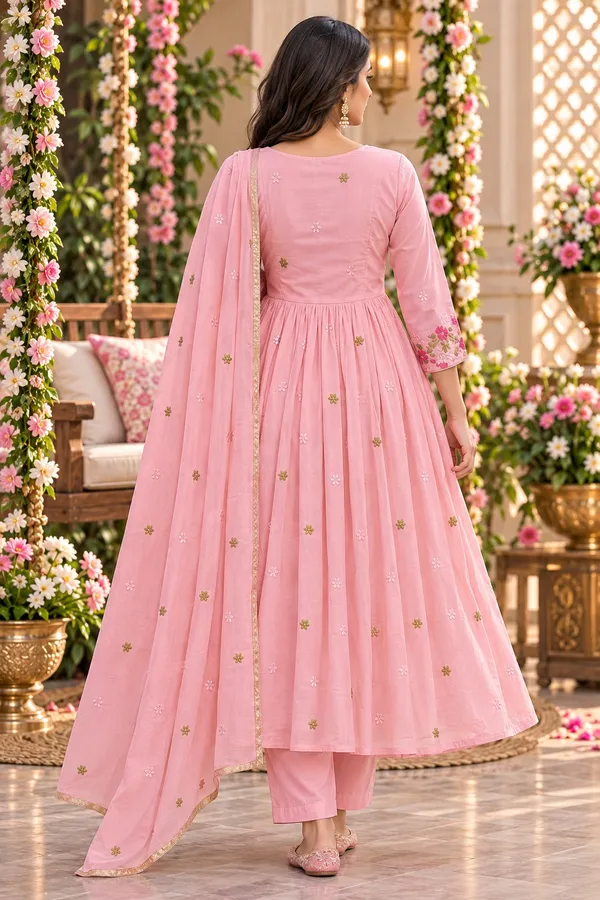 Pink_Floral_Embroidered_Anarkali_Kurta_Suit_Set_For_Women
