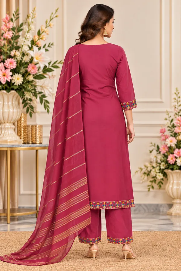 Pink_Embroidered_Straight_Kurta_Palazzo_Dupatta_Set_For_Women