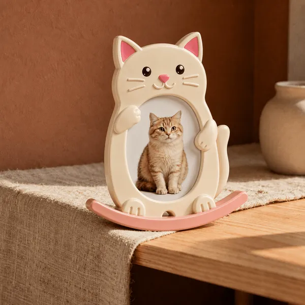 Cat_Rocking_Photo_Frame_Diy_Paint_Craft_Art_Arrow_Set_1