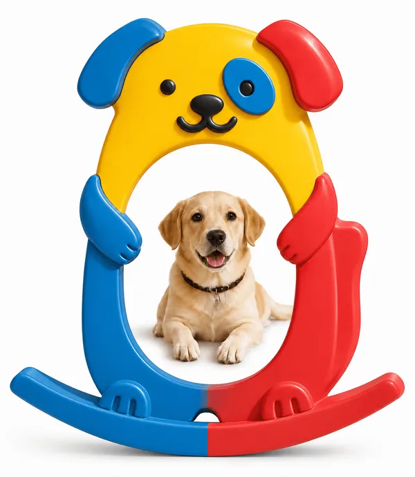 Dog_Rocking_Photo_Frame_Diy_Paint_Craft_Art_Arrow_Set_1