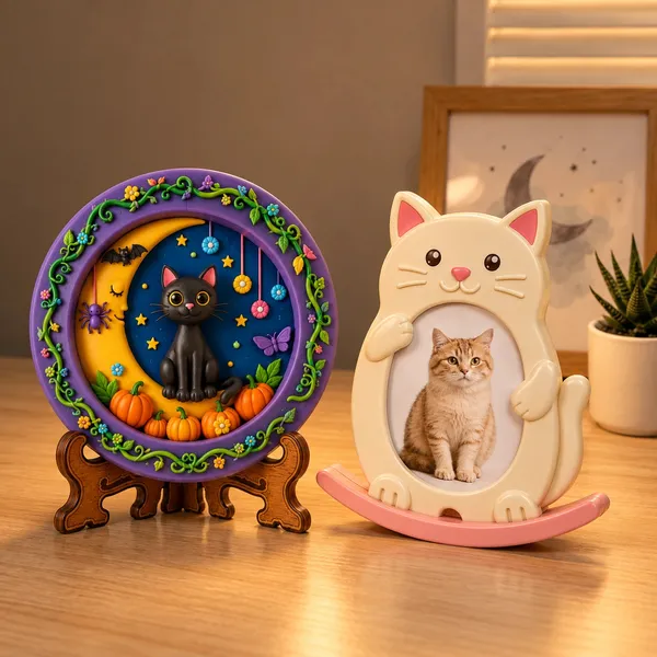 Diy_Pop_Toys_Kit_Moon_Cat_Art_Cat_Photo_Frame