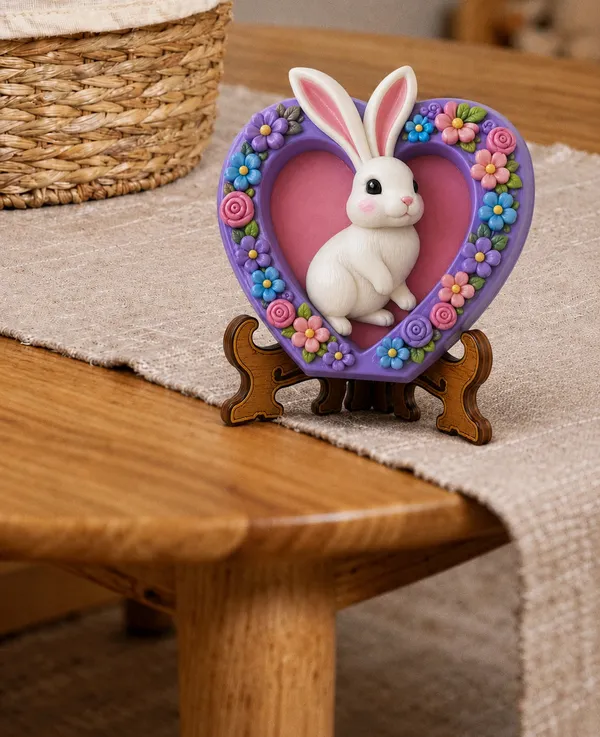 Diy_Pop_Toys_Kit_Bunny_Art_Cat_Photo_Frame