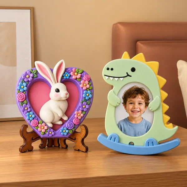 Diy_Pop_Toys_Kit_Bunny_Heart_Dinosaur_Photo_Frame