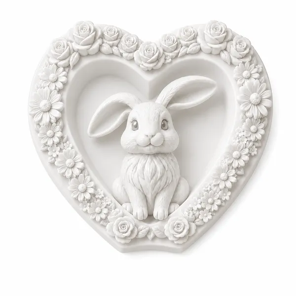 Diy_Pop_Toys_Kit_Floral_Bunny_Heart_Dog_Photo_Frame