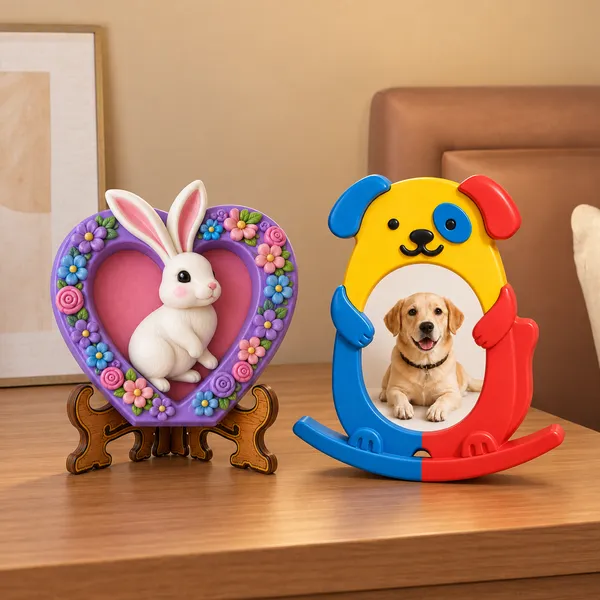 Diy_Pop_Toys_Kit_Bunny_Heart_Dog_Photo_Frame