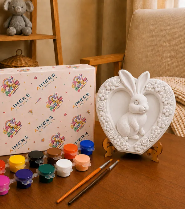Diy_Pop_Toys_Kit_Floral_Bunny_Heart_Craft_Set