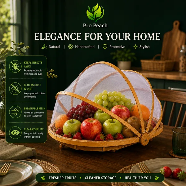 Bamboo_Foldable_Mesh_Fruit_Basket_With_Food_Cover