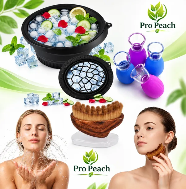 Pro_Peach_Wooden_Lymphatic_Contour_Face_Brush
